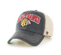 47 Brand Kappe Tuscaloosa – Chicago Blackhawks NHL Clean Up Trucker Schwarz One Size