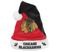 FOCO Chicago Blackhawks 2020 Basic Santa NHL Weihnachtsmannmütze, One Size