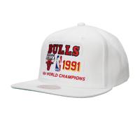 Mitchell & Ness NBA Snapback Cap HWC Chicago Bulls Champs 1991 men Caps white in Größe:ONE SIZE