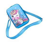 CHICAMPERA Mädchen Aufbewahrungstasche Einhorn Cartoon PVC mit Reißverschluss Leicht zu Finden für Kleine Mädchen