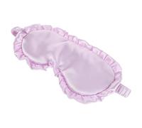 CHICAMPERA Seidenschlafmaske mit Spitzenverzierung für Frauen und Mädchen Verstellbares Elastisches Band Weiches Imitat Seidenmaterial zum Schlafen und Reisen