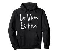 Chicano Mexikaner Cholo La Vida Es Fria Lowriders Cultura Raza Pullover Hoodie