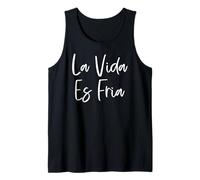 Chicano Mexikaner Cholo La Vida Es Fria Lowriders Cultura Raza Tank Top