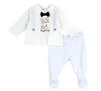 Chicco, Baby Anzug Set 0-24 Monate mit Bequemer Öffnung, aus Warmem und Weichem Chenille, Waschbar in der Waschmaschine, Baby Anzug für Mädchen und Jungen, 0-24 Monate, GeschenkIdeen