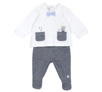 Chicco, Baby Set, Set Aus Wickeljacke und Strampelhose In Weichem Nicki, Baby Kleidung -24 Monate, Designed In Italy