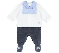 Chicco, Baby Set, Set Aus Wickeljacke und Strampelhose In Weichem Nicki, Baby Kleidung -24 Monate, Designed In Italy