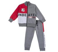 Chicco, Baby Strampler, Komplett mit Langen Hosen und Sweatshirt, mit Bequemem Reißverschluss und Kordelzug, aus Weichem Waschbarem Stoff, Baby- und Jungenbekleidung