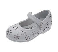Chicco, Ballerinas für Kinder, mit Praktischem Klettverschluss, Babyschuhe 0-24 Monate, Kinderschuhe, Italienisches Design, Weiß, 29 EU