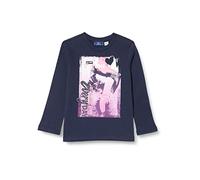Chicco Kleine Mädchen und Mädchen T-Shirt a Manica Lunga per Bambina. Kurzarm Shirt, Blu Scuro, 098