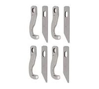 CHICIRIS Serger-Messer, 8 Stück Ober- und Untermesser aus Metall für Overlock-Maschine, mit Einfacher Installation, für PL1500 PL2000 925D 935D 929D 1034D 1134DW 1634D 2034D 3034D DZ123
