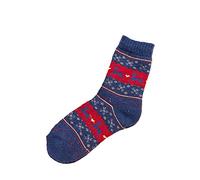 Chickw1 Damen 1 Paar Mix Design Schnee Elch,Frau Mädchen Weihnachten Festlicher Spaß Neuheit Cotton Socken Weihnachtssocken Christmas stockings Gr.35-38 (Hell-Pink)