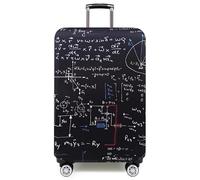 Chickwin Elastische kofferhülle, Kofferschutzhülle Passend für 18-32 Zoll Koffer Schutzhülle Reise Waschbare Staubdichte Kofferüberzug Drucken Trolley Kofferschutz (Abstrakte Geometrie,L)