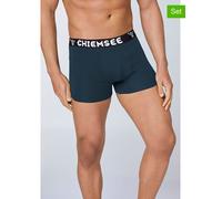 CHIEMSEE Herren Boxershorts, 3er Pack - Shorts, Logobund, einfarbig Dunkelblau L