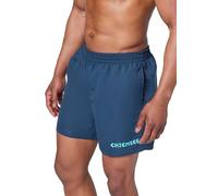 Badeshorts CHIEMSEE "Swim Shorts, Regular Fit", Herren, Gr. XXL, N-Gr, blau (dk blau), Obermaterial: 100% Polyester, sportlich, Badehosen (36555222-XXL) dk blau