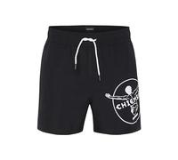Badeshorts CHIEMSEE, Herren, Gr. L (52/54), schwarz beauty, 100% Polyester, Badehosen Badeshorts (82041461-L) schwarz beauty