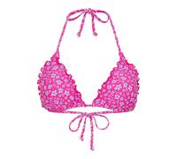 Chiemsee Gemustertes Triangel-Bikini-Top Damen pink, 42A