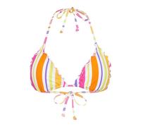 Chiemsee Gemustertes Triangel-Bikini-Top Damen weiß, 36A