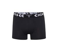 Chiemsee Boxer Short Herren Trunk Unterwäsche Regular Fit Retroshorts 3er Pack, Farbe:Black, Bekleidungsgröße:L
