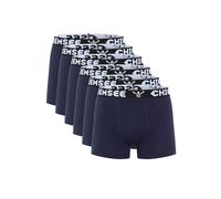 Chiemsee Boxer Short Herren Trunk Unterwäsche Regular Fit Retroshorts 6er Pack, Farbe:Navy, Bekleidungsgröße:XL