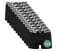 Chiemsee Boxershorts Herren Schwarz 3XL I 12er Set I Baumwolle