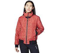 Chiemsee Damen Jacke im angesagten Blouson-Schnitt und All-Over-Print, Red/Dark Red AO, S, 1061702