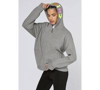 CHIEMSEE Damen Kapuzensweat Sweatjacket, Regular Fit (00013884) L Medium Melange