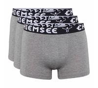 Retro Boxer CHIEMSEE, Herren, Gr. XXL (60/62), grau (medium grau, medium grau), 71% Baumwolle, 24% Viskose, 5% Elasthan, Unterhosen (77980565-XXL) medium grau, medium grau