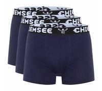 CHIEMSEE Herren Boxershorts, 3er Pack - Shorts, Logobund, einfarbig L Blau