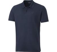 Chiemsee Herren Poloshirt, 100% Baumwolle, bequemes Poloshirt/T-Shirt mit lässigem Kragen, leichte Herrenoberbekleidung, atmungsaktiv & luftdurchlässig, Marine, Gr. L