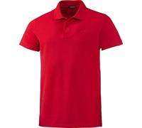 Chiemsee Herren Poloshirt, 100% Baumwolle, bequemes Poloshirt/T-Shirt mit lässigem Kragen, leichte Herrenoberbekleidung, atmungsaktiv & luftdurchlässig, Rot, Gr. M
