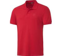 Chiemsee Herren Poloshirt, 100% Baumwolle, bequemes Poloshirt/T-Shirt mit lässigem Kragen, leichte Herrenoberbekleidung, atmungsaktiv & luftdurchlässig, Rot, Gr. XL