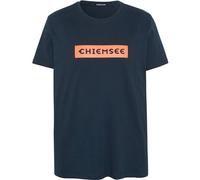 Print-Shirt CHIEMSEE, Damen, Gr. M (48/50), blau (total eclipse), 100% Baumwolle, Rundhals, Shirts (68363562-M) total eclipse