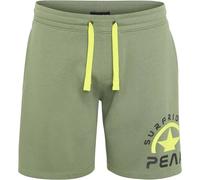 Sweatshorts CHIEMSEE, Herren, Gr. M (48/50), Normalgrößen, laurel wreath, 60% Baumwolle, 40% Polyester, Hosen Sweatshorts (56621137-M) laurel wreath