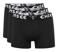 Retro Boxer CHIEMSEE, Herren, Gr. 3XL (64/66), schwarz (schwarz, schwarz), 95% Baumwolle, 5% Elasthan, Unterhosen (14826313-XXXL) schwarz, schwarz