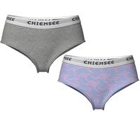 Chiemsee Hipster Girls 2er Pack mit Kangaroo Print Trendige Unterwäsche für Mädchen (DE/NL/SE/PL, Numerisch, 170, 176, Regular, Mediumgrau/Mediumblau)