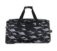 Chiemsee Jump N Fly Reisetasche auf Rollen, Unisex Weekender aus recyceltem PET, Schwarz