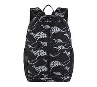 Chiemsee Jump N Fly Rucksack klein mit 13" Laptopfach unisex aus recyceltem PET, schwarz