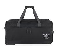 Chiemsee Jumper Reisetasche “Duffle XL” auf Rollen, Weekender aus recyceltem PET, schwarz