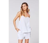 Chiemsee Leinen-Top "Bastia" in Weiß - 57% | Größe XS | Damen Tops