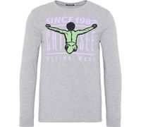 CHIEMSEE Longsleeve aus GOTS zertifizierter Baumwolle (22191301) S Neutr. Gray