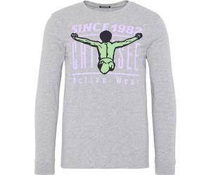 CHIEMSEE Longsleeve aus GOTS zertifizierter Baumwolle (22191301) S Neutr. Gray