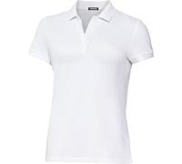 Chiemsee Poloshirt Damen, Tshirt Damen aus 100% Baumwolle, atmungsaktives Kurzarm Shirt mit klassischem Polokragen, Weiß, Gr. S
