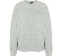 Sweatshirt CHIEMSEE, Damen, Gr. S (36), neutral gray melange, 90% Baumwolle, 10% Viskose, Rundhals, Sweatshirts Sweatshirt (35917510-S) neutral gray melange