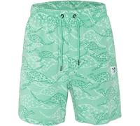 Shorts CHIEMSEE, Herren, Gr. XXL (60/62), Normalgrößen, marine grün, 80% Baumwolle, 20% Polyester, Hosen Shorts (84797052-XXL) marine grün