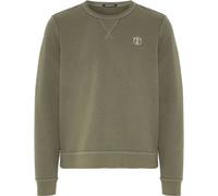 CHIEMSEE Sweater im Basic-Look mit Logo-Motiv (22201505) 3XL Dusty Olive