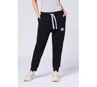 Chiemsee Sweathose "Zwiko" in Schwarz - Größe L | Damenhosen