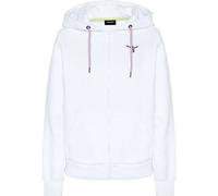 Kapuzensweatjacke CHIEMSEE, Damen, Gr. XS (32), weiß, 80% Baumwolle, 20% Polyester, Sweatjacken (71809767-XS) weiß
