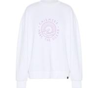 Sweatshirt CHIEMSEE, Damen, Gr. L (42/44), weiß, 80% Baumwolle, 20% Polyester, Rundhals, Sweatshirts Sweatshirt (39460935-L) weiß