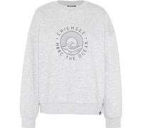 Sweatshirt CHIEMSEE, Damen, Gr. S (34/36), high, rise, 76% Baumwolle, 22% Polyester, 2% Viskose, Rundhals, Sweatshirts Sweatshirt (93200661-S) high, rise
