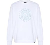 Sweatshirt CHIEMSEE, Herren, Gr. M (48/50), weiß, 80% Baumwolle, 20% Polyester, Rundhals, Sweatshirts Sweatshirt (82516610-M) weiß